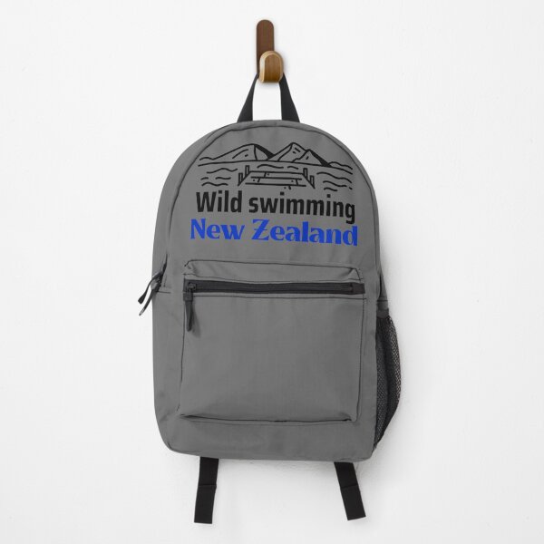 Item preview, Wild Swimming New Zealand - Blue Text - Wild Swimming Tees designed and sold by WildSwimming.