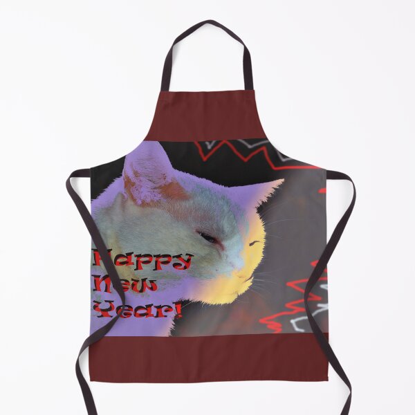 Item preview, Cat new year greeting designed and sold by B. Randi Bailey.