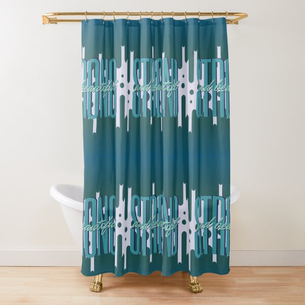 Item preview, Strong and Beautiful in Teal-Blue/Green designed and sold by Dream Big! by E. H..