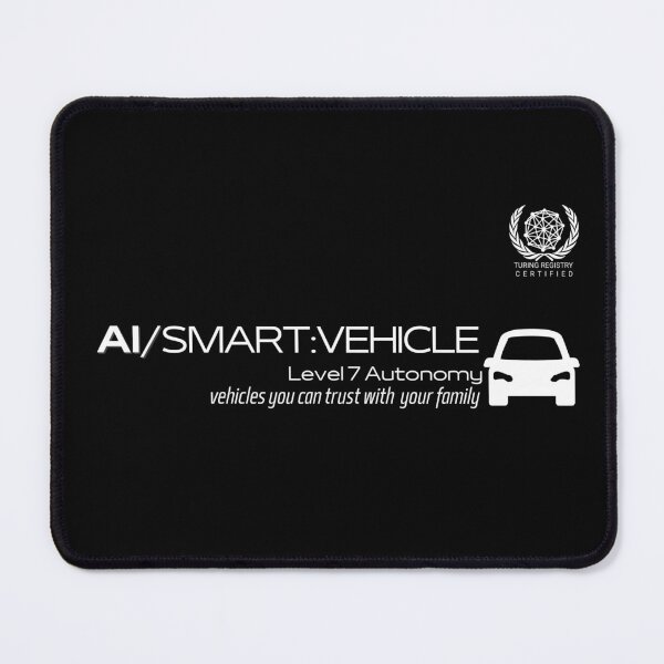 Item preview, AI SMART:VEHICLE 1.0 White (Turing Registry series) AI t-shirt designed and sold by Gibson Futures.