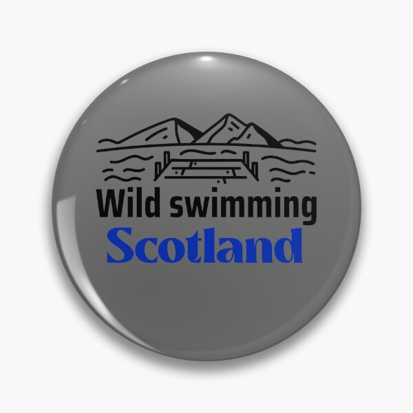 Item preview, Wild Swimming Scotland - Blue text  - Wild Swimming Tees designed and sold by WildSwimming.