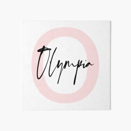 Olympia Art Board Print