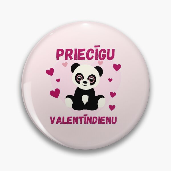 Item preview, Latviski Priecīgu valentīndienu - Panda designed and sold by LukjanovArt.