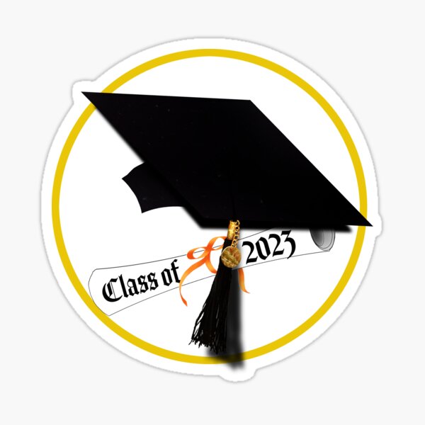 Class Of 2023 Grad Cap Diploma Sticker For Sale By Gravityx9 Redbubble 8354