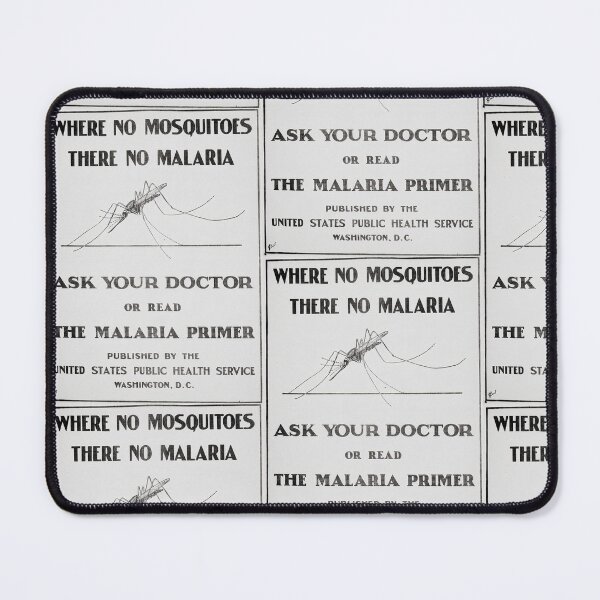 Item preview, Vintage Misquito and Malaria Treatment Poster designed and sold by VPH-merch.