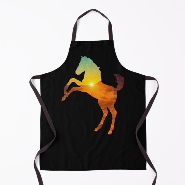 Item preview, Mustang Horse with Sunset designed and sold by SoccaTamam.