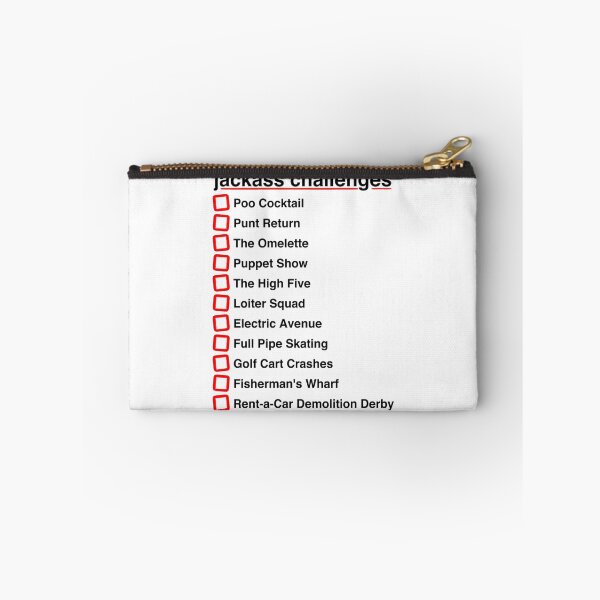 Item preview, Jackass Challenges - 10 challenges checklist  and other products   designed and sold by MasCtrl.