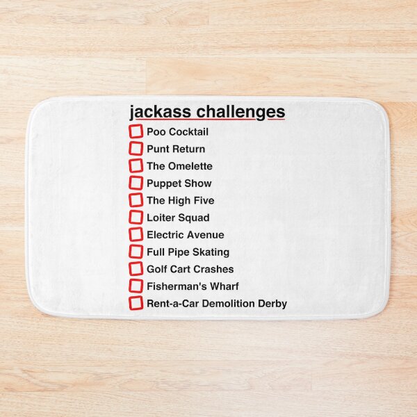 Item preview, Jackass Challenges - 10 challenges checklist  and other products   designed and sold by MasCtrl.