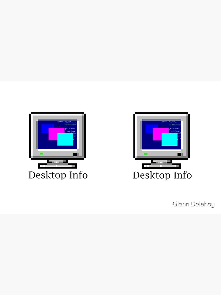 Thumbnail 6 of 6, Coffee Mug, Desktop Info designed and sold by GlennDelahoy.