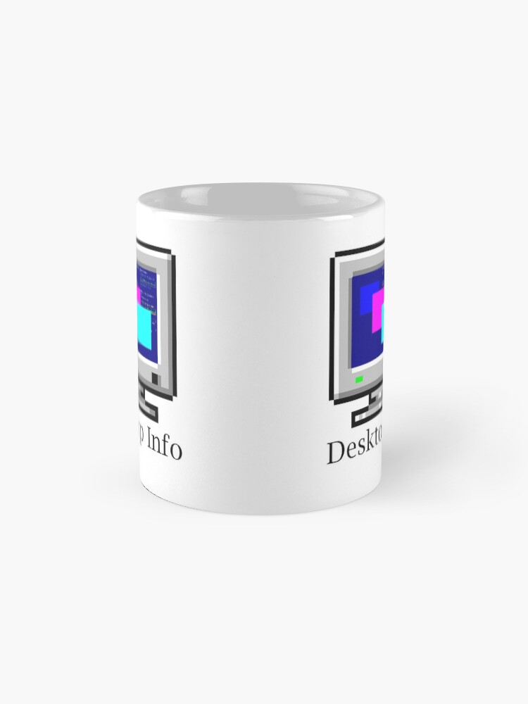 Thumbnail 4 of 6, Coffee Mug, Desktop Info designed and sold by GlennDelahoy.