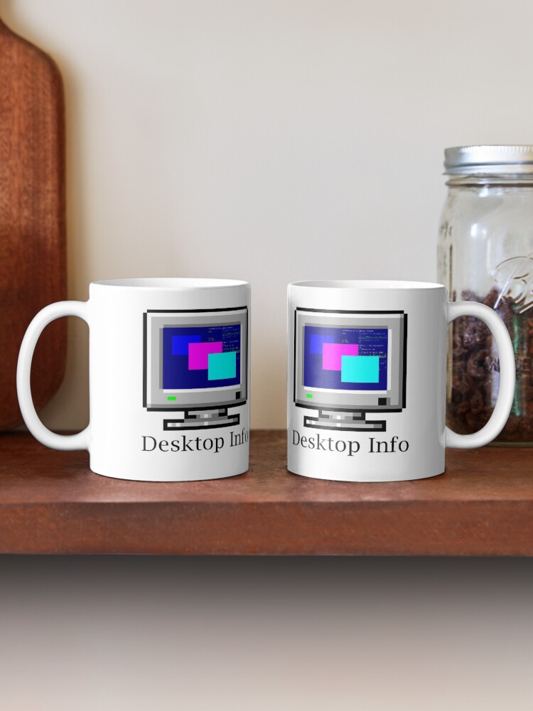 Thumbnail 2 of 6, Coffee Mug, Desktop Info designed and sold by GlennDelahoy.