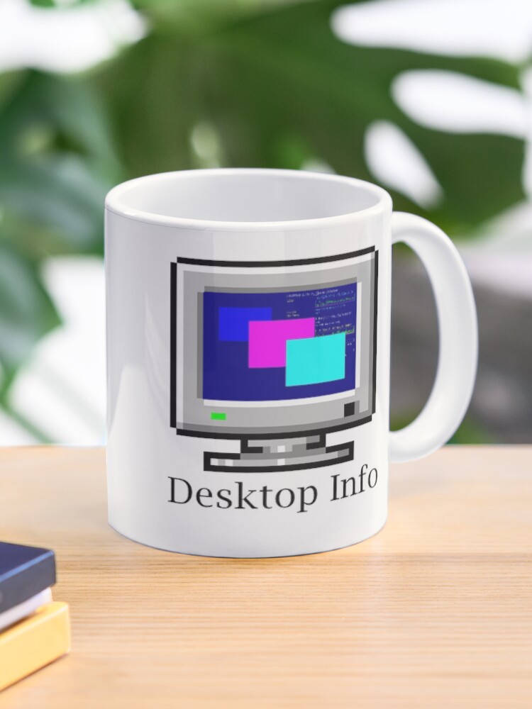 Thumbnail 1 of 6, Coffee Mug, Desktop Info designed and sold by GlennDelahoy.