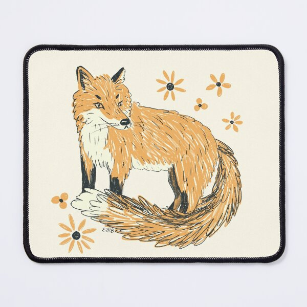 Item preview, Fox with Flowers designed and sold by waddleworks.