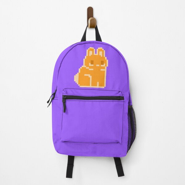 Item preview, Bright Orange Pixel Bunny designed and sold by rin3d .