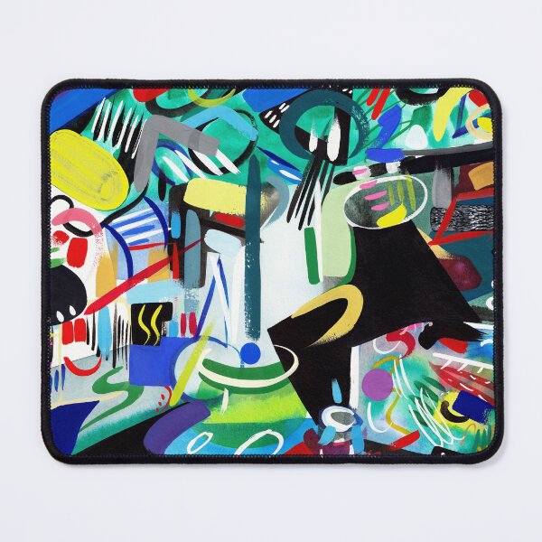 Item preview, Abstract Retro Interior Art Print designed and sold by lisavrobinson.