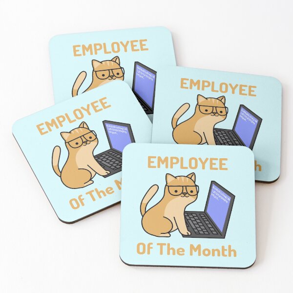 Item preview, Employee Of The Month Cat designed and sold by FMA30.