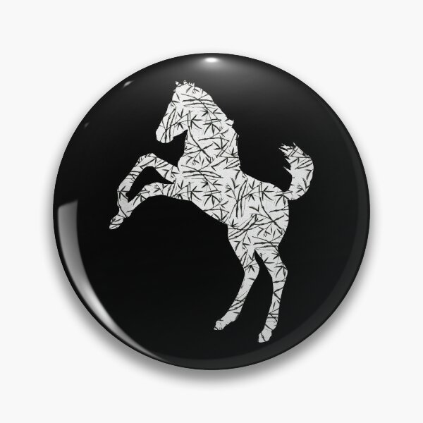 Item preview, Mustang Horse Bamboo Pattern designed and sold by SoccaTamam.