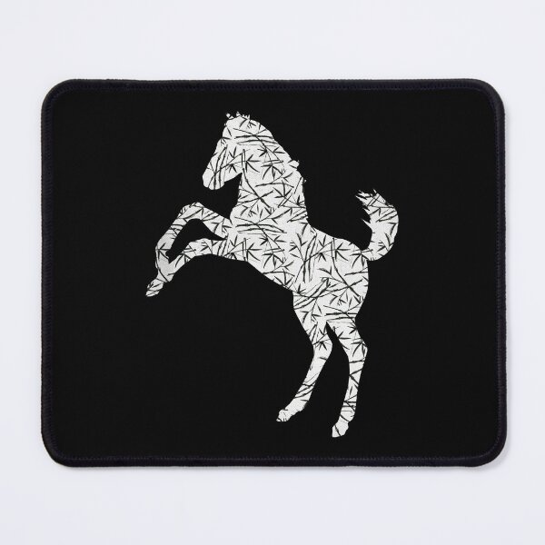 Item preview, Mustang Horse Bamboo Pattern designed and sold by SoccaTamam.