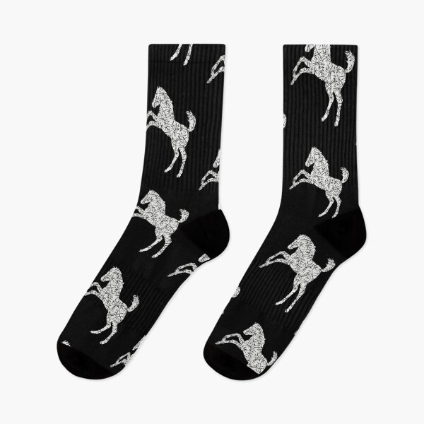 Item preview, Mustang Horse Bamboo Pattern designed and sold by SoccaTamam.