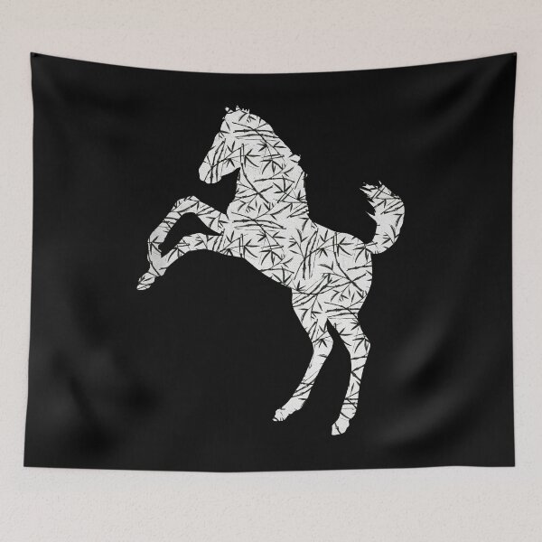 Item preview, Mustang Horse Bamboo Pattern designed and sold by SoccaTamam.