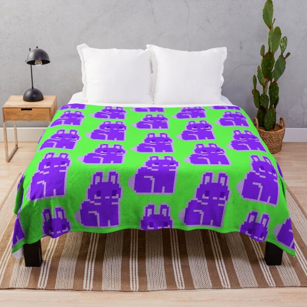 Item preview, Bright Purple Pixel Bunny designed and sold by rin3d .