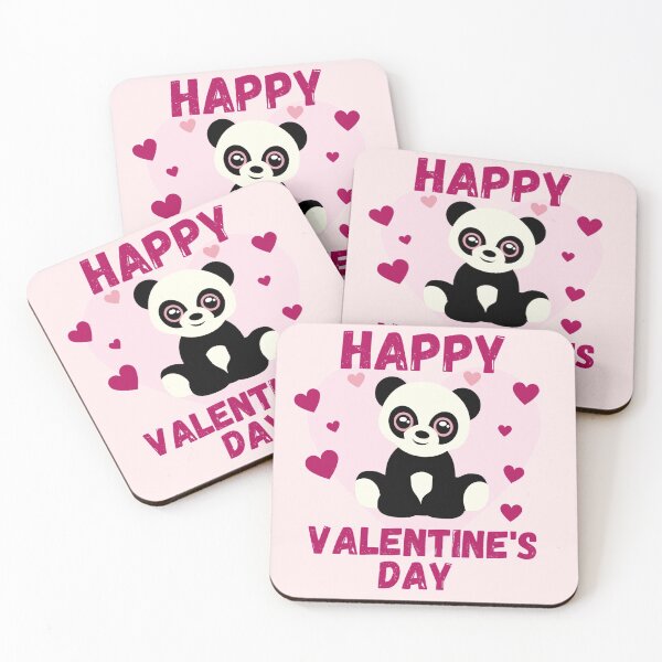 Item preview, Happy Valentines Day - Panda designed and sold by LukjanovArt.