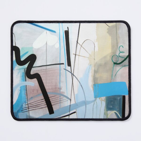 Item preview, Blue Abstract Art Print designed and sold by lisavrobinson.