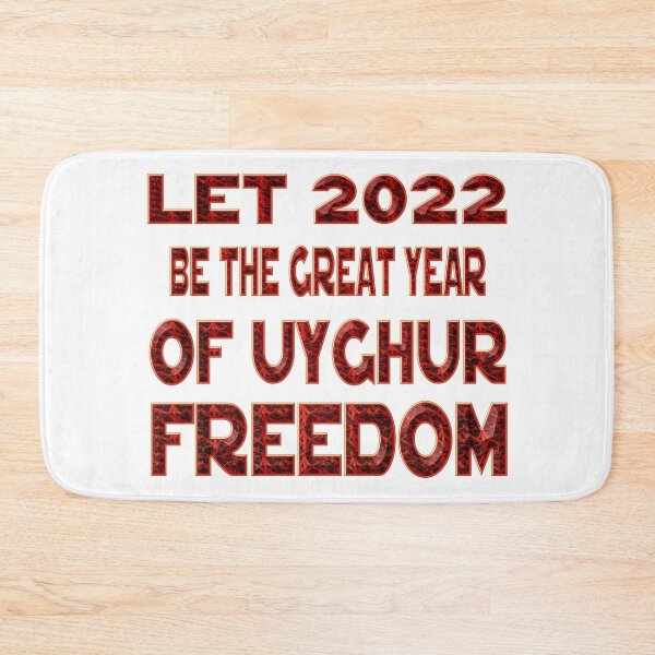 Item preview, LET 2022 BE THE YEAR OF UYGHUR FREEDOM - STOP THE UYGHUR GENOCIDE. designed and sold by Ralek.
