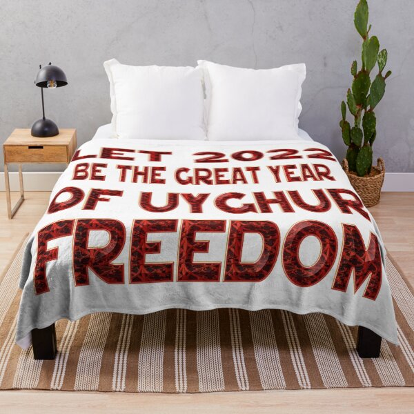 Item preview, LET 2022 BE THE YEAR OF UYGHUR FREEDOM - STOP THE UYGHUR GENOCIDE. designed and sold by Ralek.