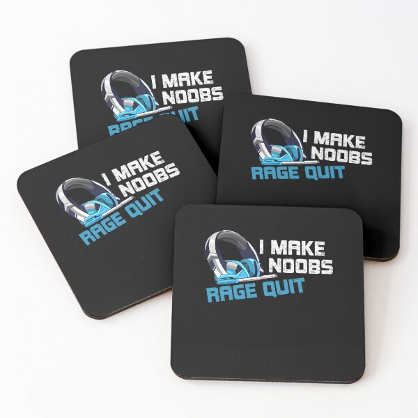 Item preview, I Make Noobs Rage Quit Funny Video Gaming Gamer Saying designed and sold by Dressed For  Duty.