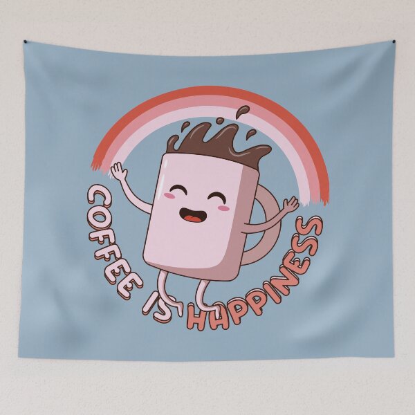 Item preview, Coffee Is Happiness - Happy Mug designed and sold by ttttee.