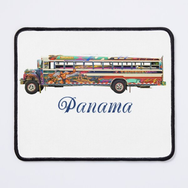 Item preview, Diabolos Rojos buss in Panama Red Devil Style Art Panamanian Buses in Panama City designed and sold by best-of-panama.