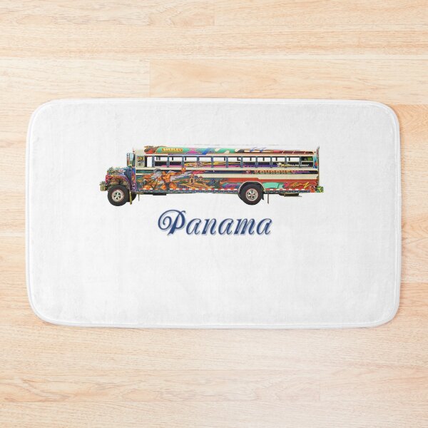 Item preview, Diabolos Rojos buss in Panama Red Devil Style Art Panamanian Buses in Panama City designed and sold by best-of-panama.