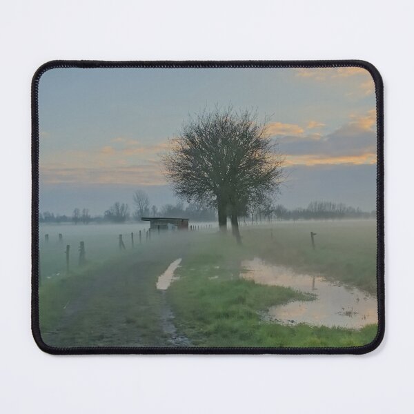 Item preview, Misty winter landscape in the flemish countryside designed and sold by xophotography.