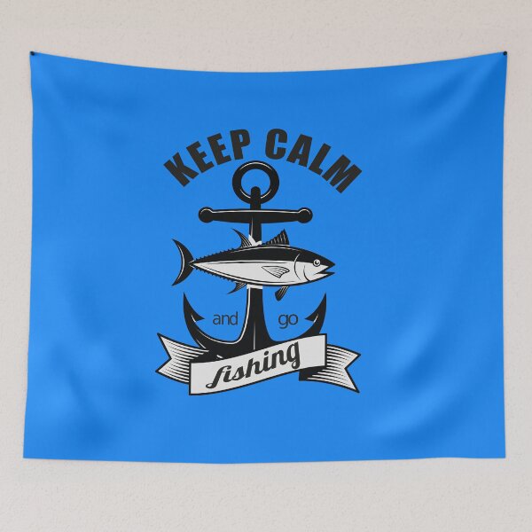 Aperçu de l'œuvre keep calm and go fishing créée et vendue par hakimhl.