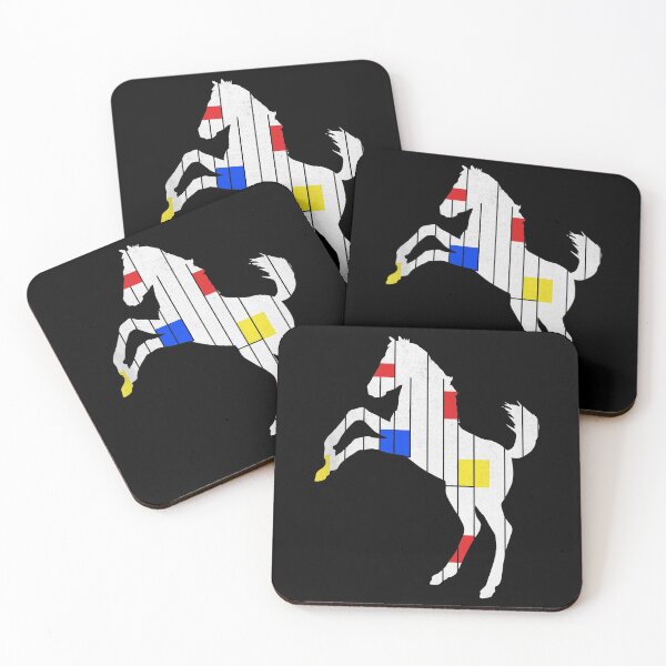 Item preview, Mustang Horse Bauhaus Art designed and sold by SoccaTamam.