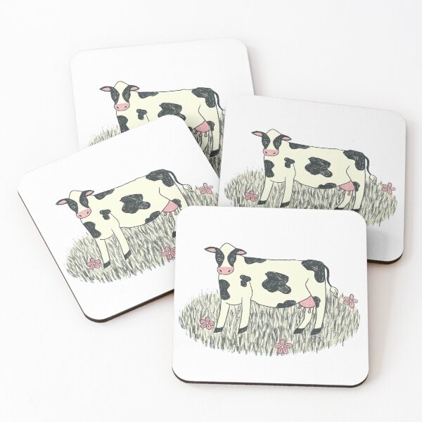 Item preview, Cow with Flowers designed and sold by waddleworks.