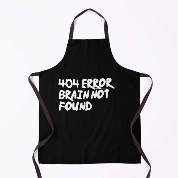 Item preview, 404 error brain not found designed and sold by pnkpopcorn.