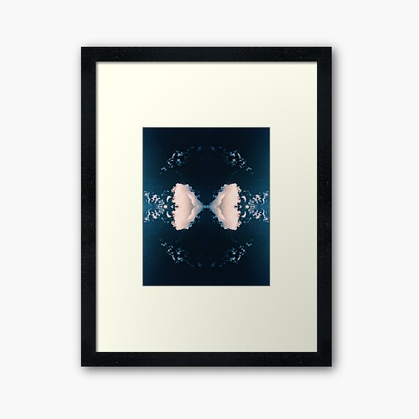 Cloud Pattern Framed Art Print