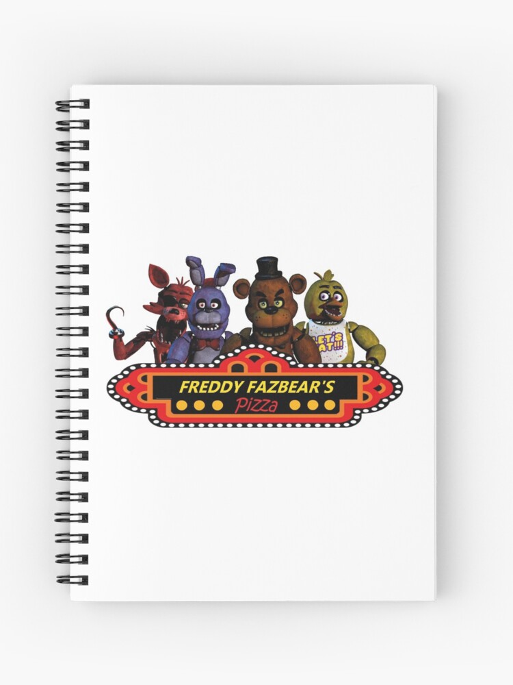 Main Animatronics: FNAF Security Breach Spiral Notebook 