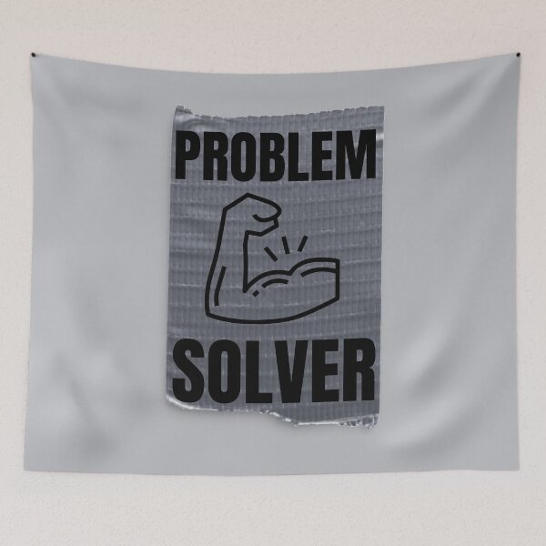 Item preview, Problem Solver problem solver-  funny Duct tape husband father designed and sold by BronikowskiART.