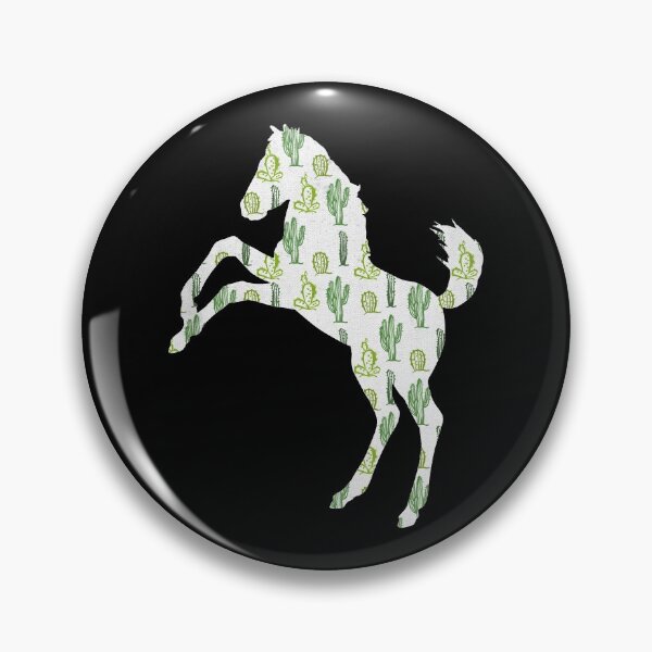 Item preview, Mustang Horse Cactus Pattern designed and sold by SoccaTamam.