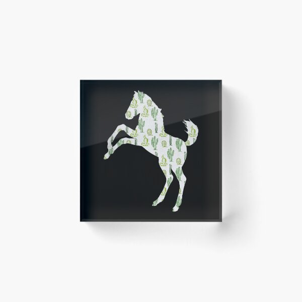 Item preview, Mustang Horse Cactus Pattern designed and sold by SoccaTamam.