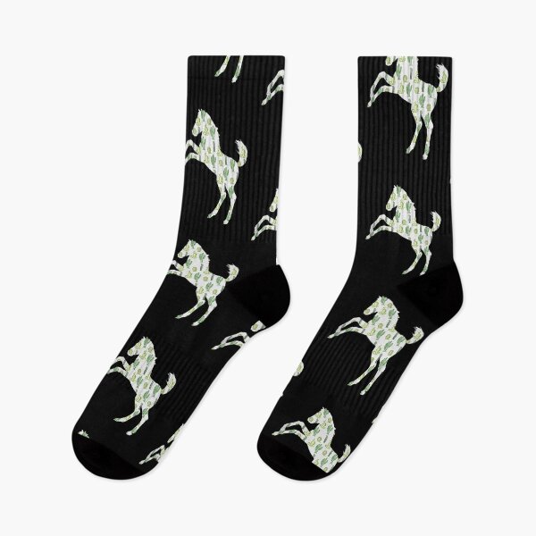 Item preview, Mustang Horse Cactus Pattern designed and sold by SoccaTamam.