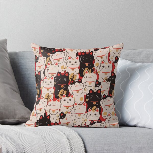 Item preview, Japanese Lucky Cat Funny Pattern designed and sold by Catalina2202.