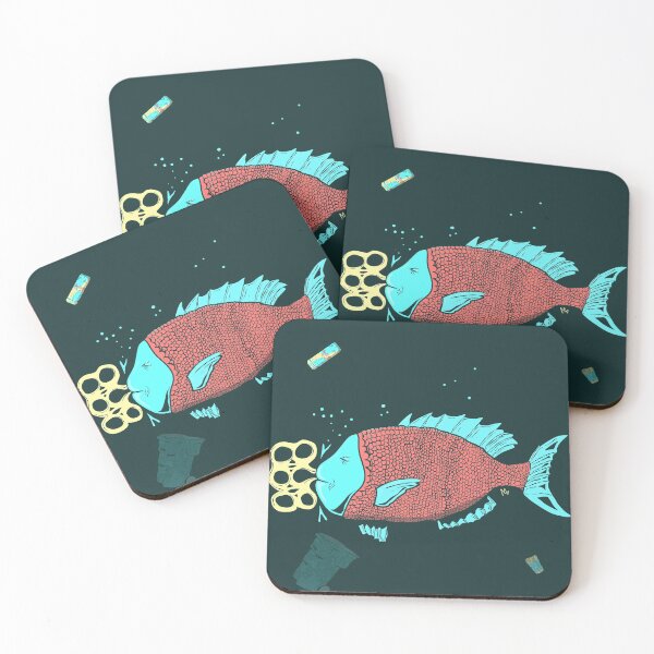 Item preview, Save Our Ocean - Fish Stick(er) designed and sold by Mikey T..