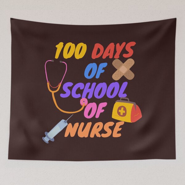 Item preview, 100 days of school for nurse designed and sold by SENMARO100.