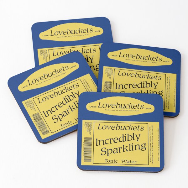 Item preview, Lovebuckets Incredibly Sparkling Tonic Water bottle BOTTLE or MUG LABEL - Mr Jolly Lives Next Door Inspired designed and sold by RetroTeeStudio.