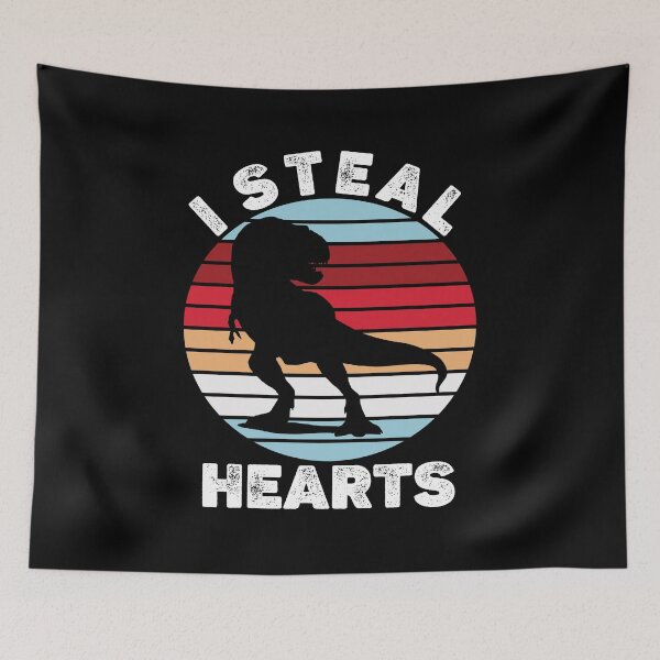 Item preview, Valentines Day Dinosaur I Steal Hearts designed and sold by Yanbus.