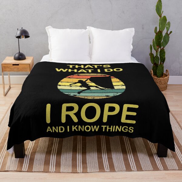 Item preview, Retro Rock Climbing Vintage Climber , thast's what i do i rope and i know things designed and sold by midodesign20.